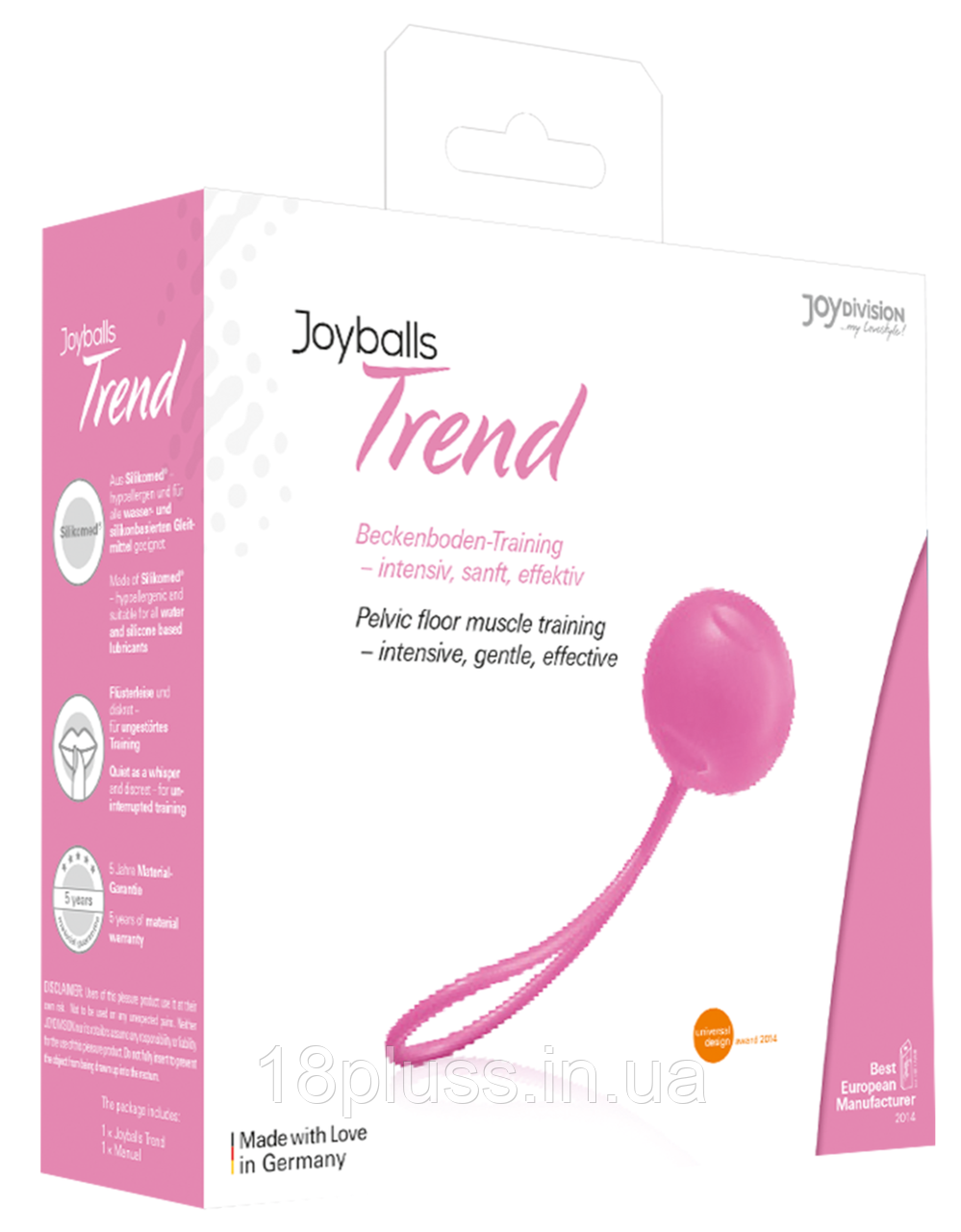 Вагінальна кулька Joyballs Trend Rose, фото 1