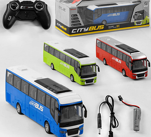 Автобус на радіокеруванні 666-698 NA Міський транспорт, акумулятор 3.7V, керування 2.4GHz