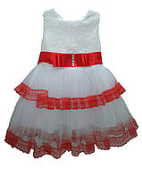Платье нарядное белое для девочки на возраст 2-2,5 года