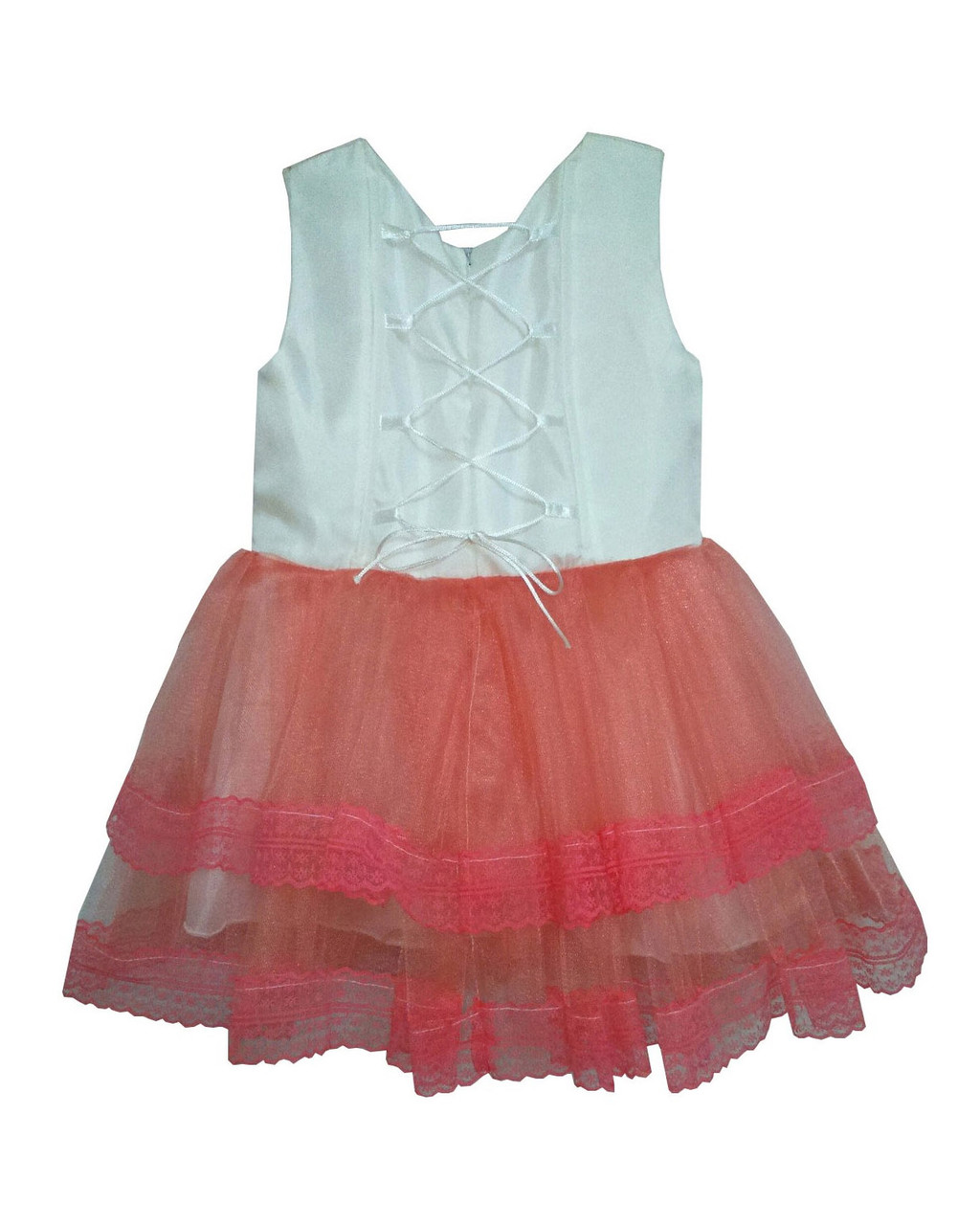 Нарядное розовое платье на девочку 3 лет - фото 2 - id-p330981378