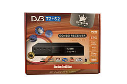 Цифровий ефірний приймач Т2 U-002 в металевому корпусі з дисплеєм, роз'ємом Wi-Fi та пультом