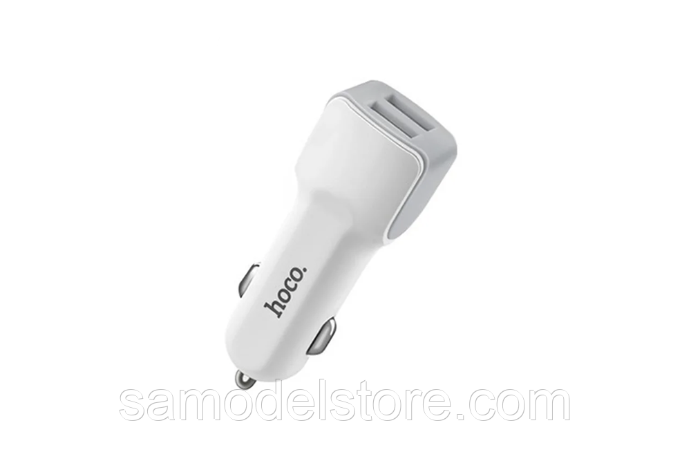 Автомобільний адаптер HOCO Z23 2 USB 2,4 А, фото 1