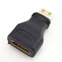 Адаптер перехідник HDMI Female (мама) — Mini HDMI Male (тато) Alitek