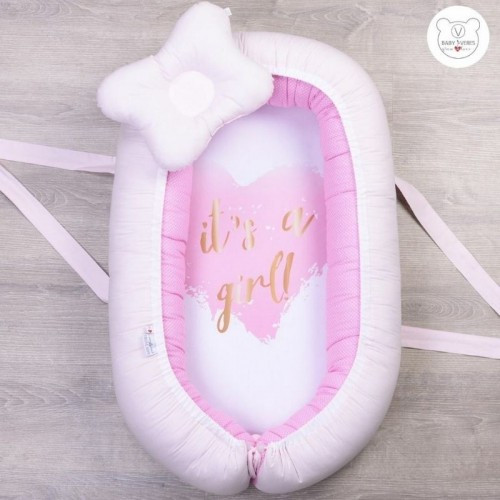 Кокон-гніздечко Baby Veres "it's a girl"