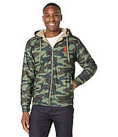 Толстовка U.S. POLO Sherpa Camo Army Green, оригінал. Доставка від 14 днів