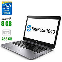 Ноутбук HP Folio 1040 G3/14"/Core i5-6300U 2 ядра 2.4GHz/8 GB DDR4 / 256 GB SSD /HD Graphics 520 / WebCam