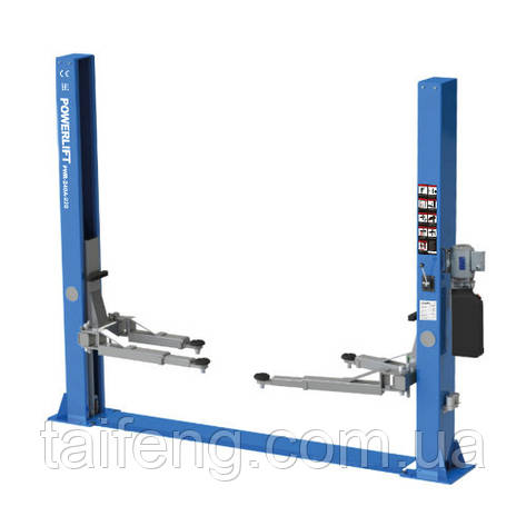 Підіймач двостійковий 4 тонни з нижньою синхронізацією 380 В POWERLIFT PWR-240A-380, фото 1