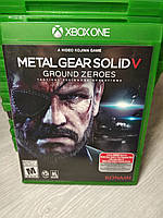 Диск з грою Metal Gear Solid V: Ground Zeroes XBOX One (іксбокс ван S/X)