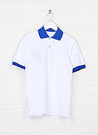 Футболка-поло для хлопчиків Мальта ДМ471/2-43 некондиція 122 см. Біла