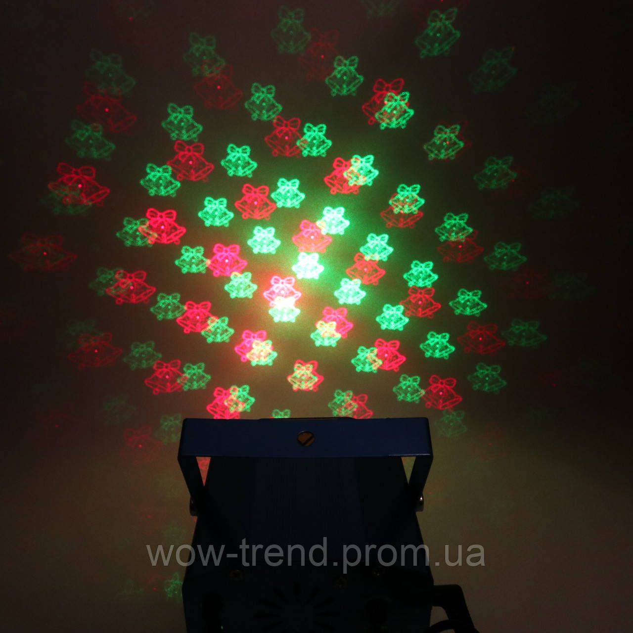 Лазерный новогодний проектор на стену дома, в помещении Mini Laser Stage Lighting - фото 10 - id-p1530782157