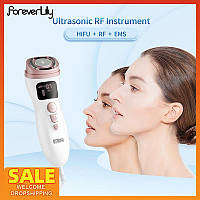 HIFU ультразвуковой лицевой Массажер для лифтинга RF мезотерапия ЭМС Электропорация светодиодный фотон
