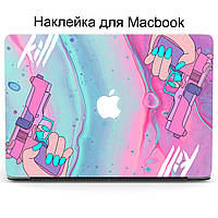 Комплект защитных наклеек для Apple MacBook Pro / Air Убийство Диджитал Арт (Kill Digital art) Middle Top