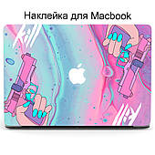 Комплект захисних наклейок для Apple MacBook Pro / Air Вбивство Діджитал Арт (Kill Digital art) Middle Top