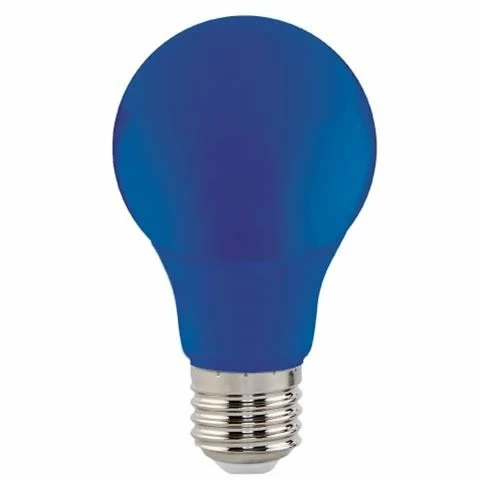 LED лампа Horoz синя А60 3W E27 001-017-0003-011