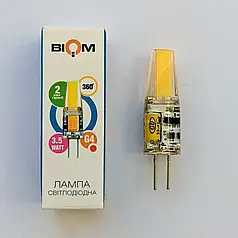 Світлодіодна лампа Biom G4 3,5W 12V 4500K 1507 BG4-3,5-12-4-S 1287