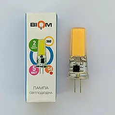 Світлодіодна лампа Biom G4 5W 220V 4500K BG4-5-22-4-S 10036