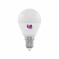 LED лампа ELM D45 6W PA10 E14 4000K 18-0014