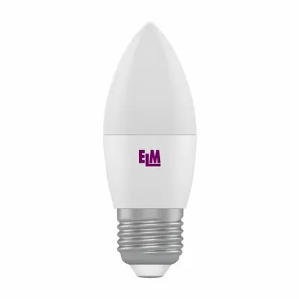 Світлодіодна лампа ELM С37 5W PA10L E27 3000К 18-0070, фото 2