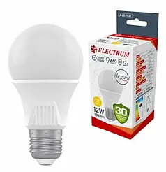 Світлодіодна лампа Electrum A60 12W PA LS-33 Elegant E27 3000К A-LS-1920