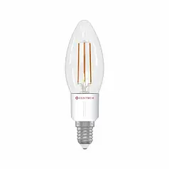 Світлодіодна лампа Electrum C37 5W GL LC-4FP Е14 4000К Rf A-LC-1880