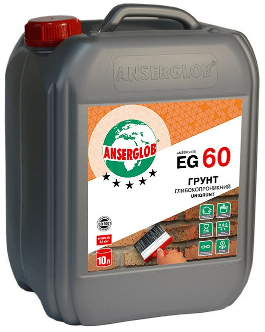 Ґрунтовка глибокого проникнення Anserglob EG-60, 10 л, фото 1