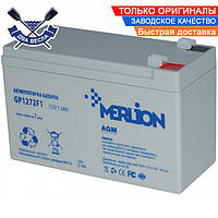 Аккумулятор АКБ для эхолота AGM Merlion 7,2A*h 12V вес 1,6 кг, 15х10х6,5 см