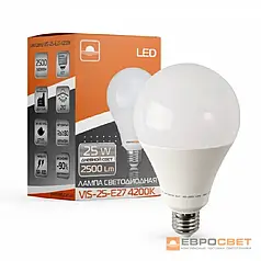 LED лампа Євросвітло 25W Е27 4200K (VIS-25-E27) 000042327