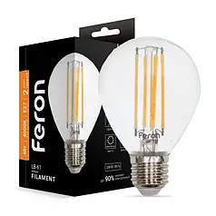 LED лампа Feron LB-61 G45 4W E27 4000K 4779 (25582)