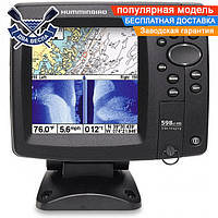 Четырехлучевой эхолот флэшер Humminbird 598cxi HD SI Combo слот для карты GPS боковое сканирование Side Imagin