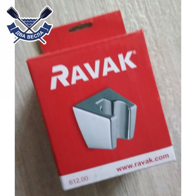 Настенный держатель лейки душа Ravak 612.00 кронштейны для душа крепеж для душевой лейки, цвет хром, пластик - фото 2 - id-p1531620792