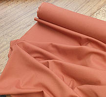 Креп - Вовна костюмна цегляного кольору