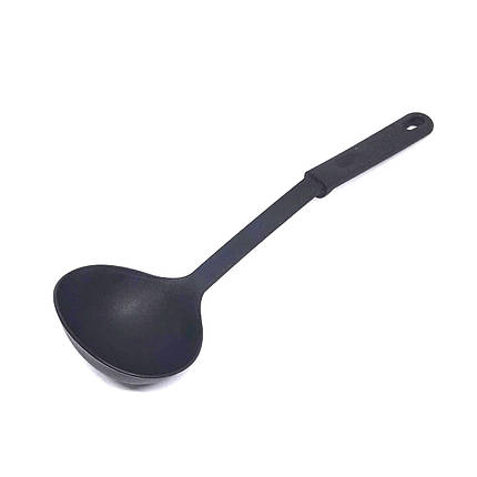 Ополоник KitchenWare С2457 тефлон чорний 29 см, фото 1