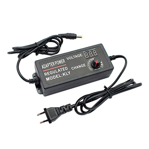 Блок живлення регульований 9-24В 3А, 5.5x2.5мм з вольтметром, фото 1