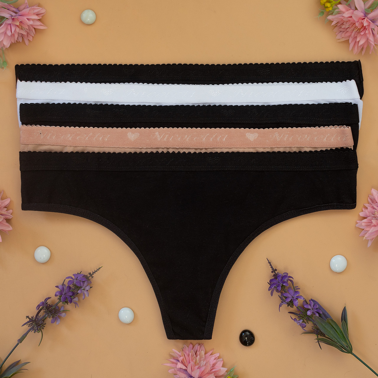 Труси жіночі стринги Nicoletta Туреччина XL | 5 шт.