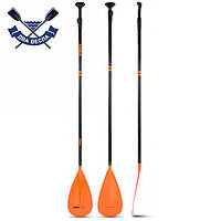 Трехсекционное углепластиковое весло для SUP доски Fusion Stick Orange 3 pcs 170-210 см телескопическое весло