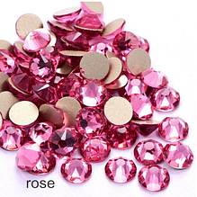 Камені Swarovski SS3(1,3 мм) Rose 100 шт.