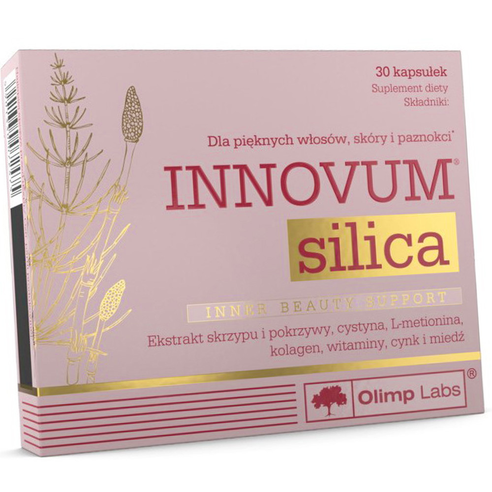 Для шкіри, волосся і нігтів Olimp Innovum Silica 30 капсул Кремній