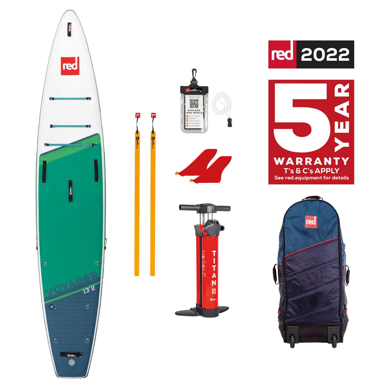 Сапборд Red Paddle Co Voyager Plus 13'2" 2022 — надувна дошка для САП серфінгу, sup board