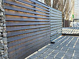 Дерев'яний паркан "Ялинка з просвітами" 2000*2000 мм, фото 2
