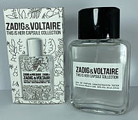 Мини - тестер Duty Free 60 ml Zadig & Voltaire This is her , Задиг Энд Вольтер Зис из Хё