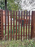 Дерев'яний паркан "Штахетник вертикальний" 2000*1800 мм, фото 2