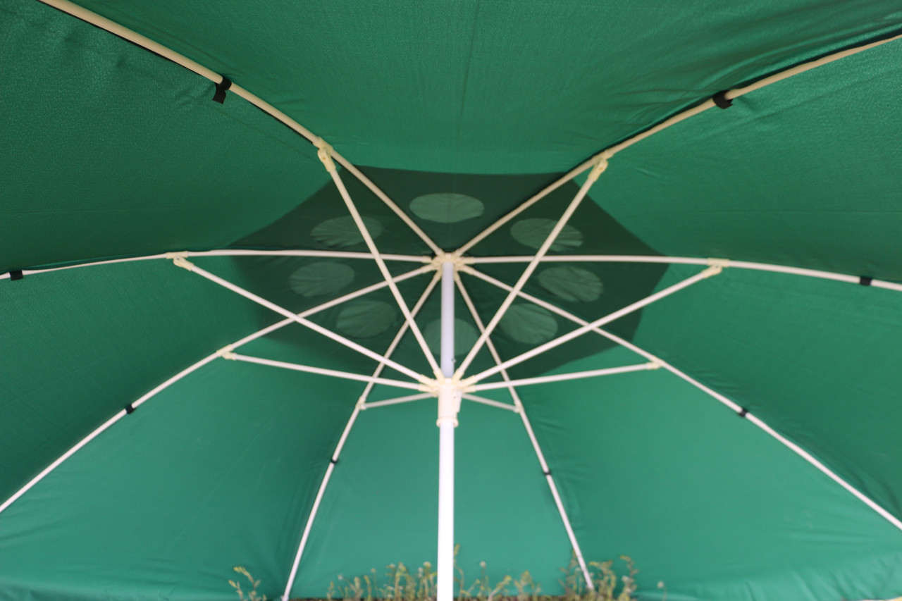 Зонт 3.5м из плотной брезентовой ткани с ветровым клапаном - фото 2 - id-p1531721557