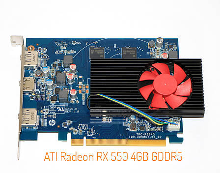 Відеокарта ATI Radeon RX550 4GB GDDR5 128Bit DX12 (HDMI / 2xDisplayPort), фото 2