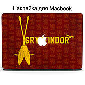 Комплект захисних наклейок для Apple MacBook Pro / Air Грифіндор (Gryffindor) Middle Top Bottom