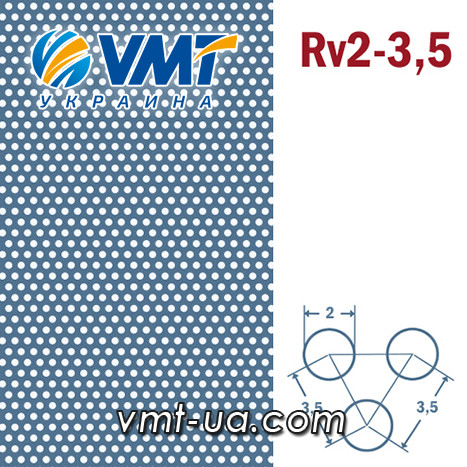 Неіржавкий перфорований лист кругла комірка 2 мм, 1,5х1000х2000 мм