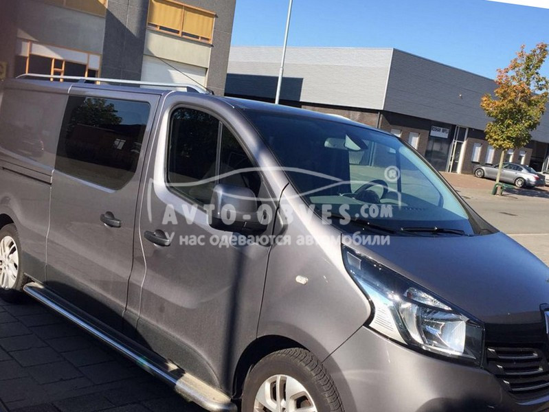 Рейлинги Opel Vivaro 2015-2019 L1/L2 база: короткая, цвет: алюминий - фото 6 - id-p1531658274