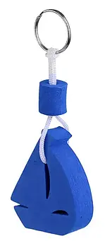 Брелок для ключів. Плавальний. Форма — Вітрильник.