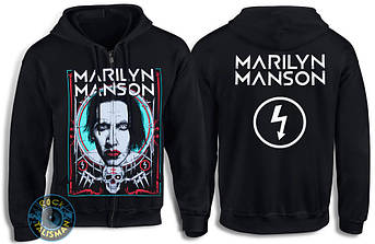 Толстовка на змійці MARILYN MANSON Poster, фото 1