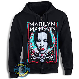 Толстовка на змійці MARILYN MANSON Poster, фото 3
