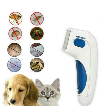 Електричний гребінець для котів і собак Flea Doctor з функцією знищення бліх (KG-3853)